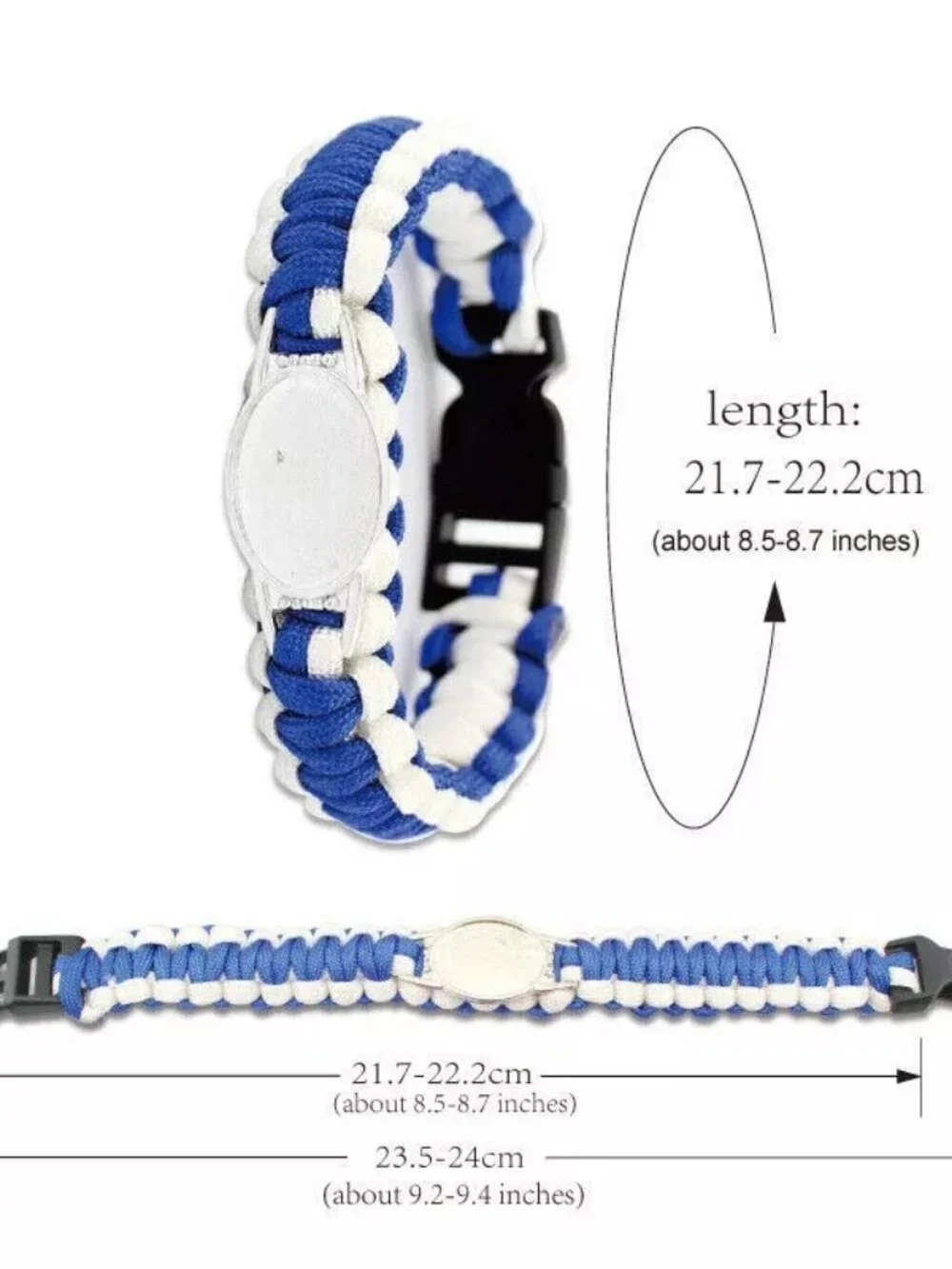 Green Bay Packers Football Paracord Bracelet NEW